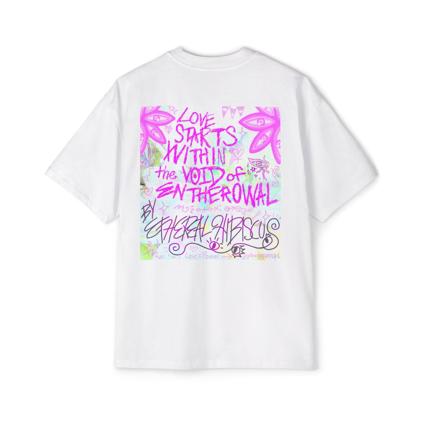 Love Starts Within the Void of Entherowal – Ethereal Hibiscus Album Cover Tee