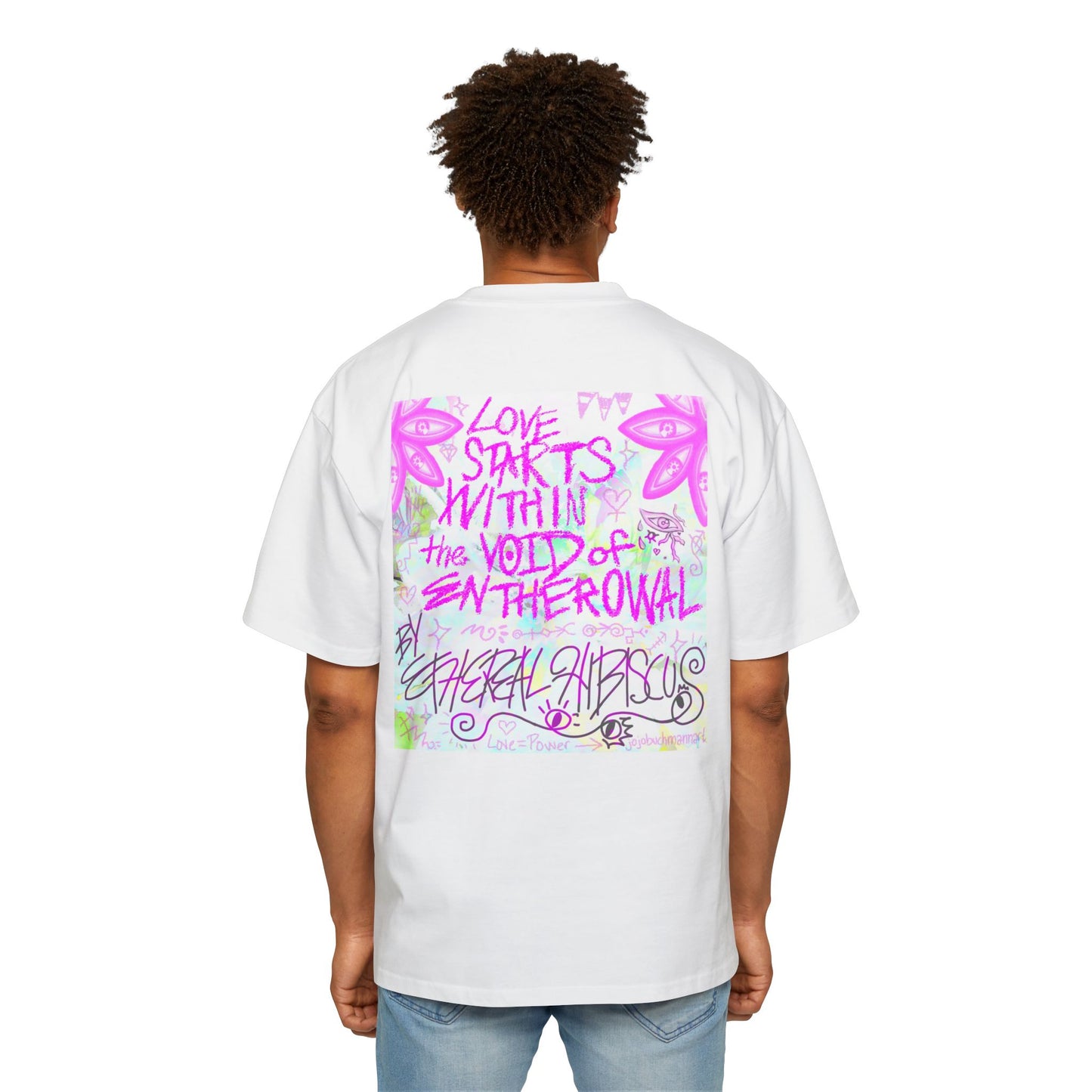 Love Starts Within the Void of Entherowal – Ethereal Hibiscus Album Cover Tee