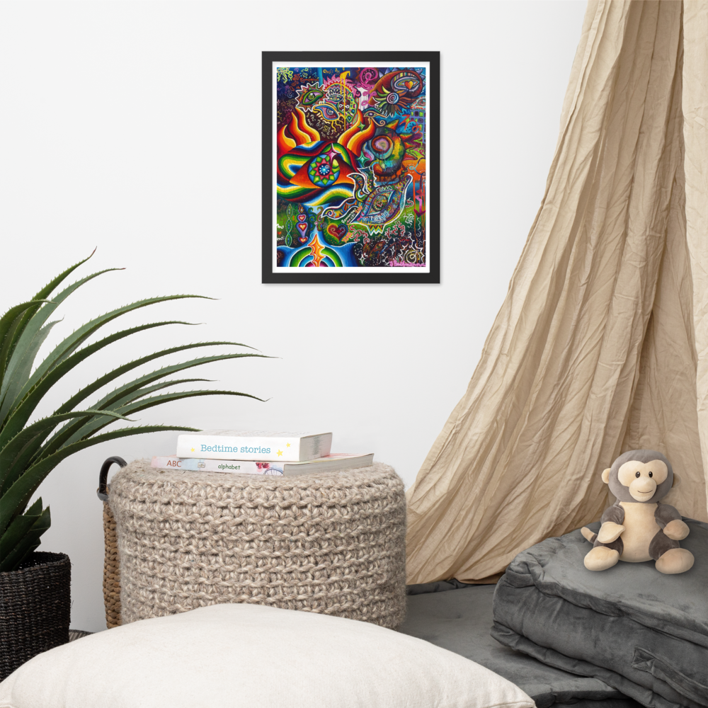 I Am Unique- 11x15 Spiritual Art Print for Visionary Spaces