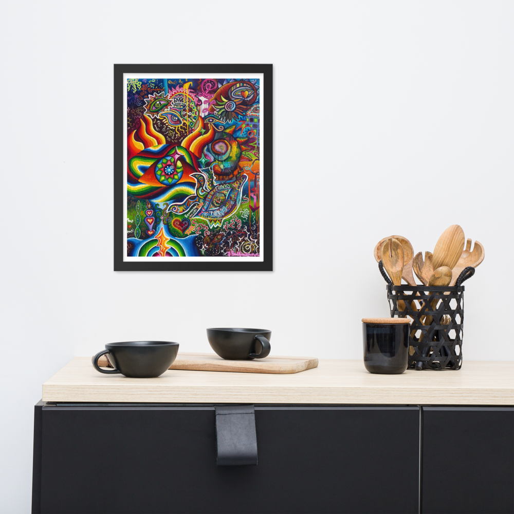 I Am Unique- 11x15 Spiritual Art Print for Visionary Spaces