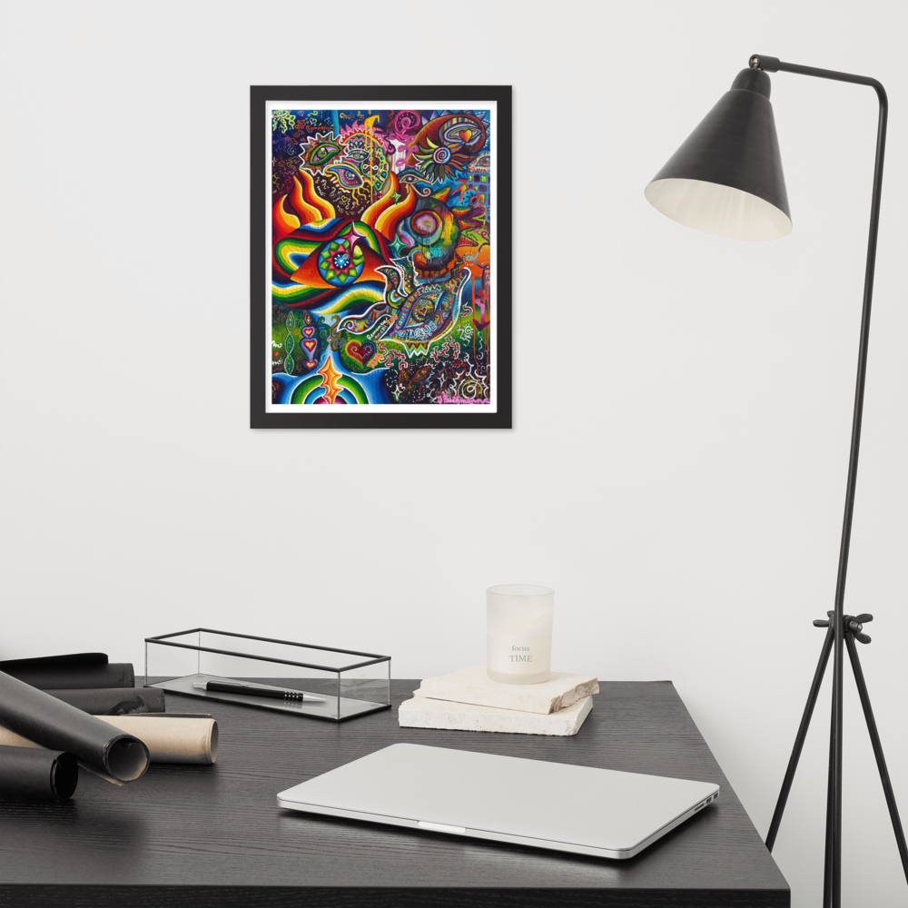 I Am Unique- 11x15 Spiritual Art Print for Visionary Spaces