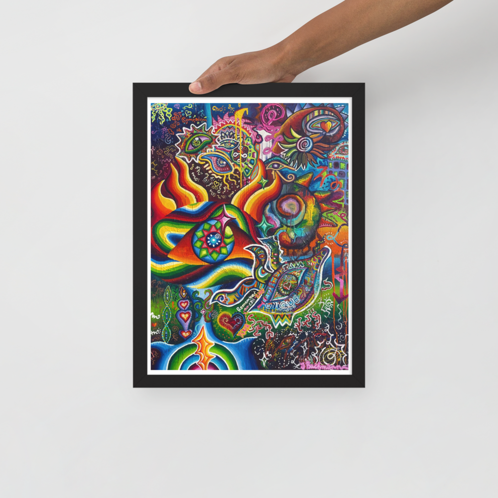 I Am Unique- 11x15 Spiritual Art Print for Visionary Spaces