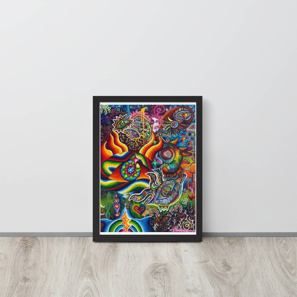 I Am Unique- 11x15 Spiritual Art Print for Visionary Spaces