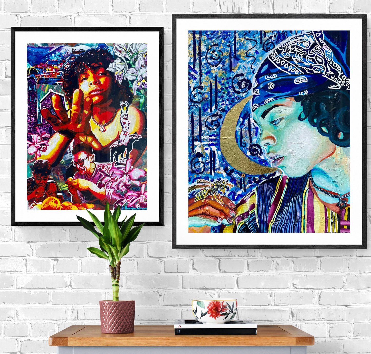 "New Beginnings" - 11x17 Spiritual Art Print for Meditation Spaces Print