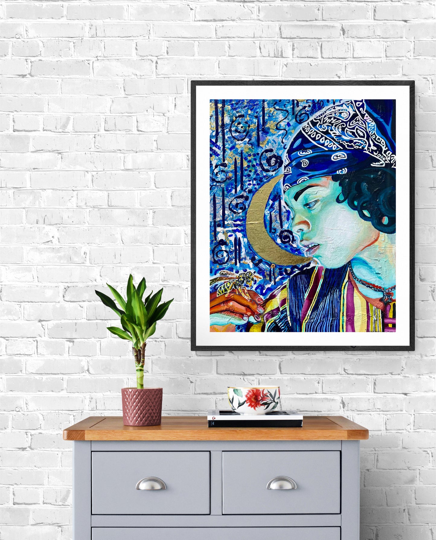 "New Beginnings" - 11x17 Spiritual Art Print for Meditation Spaces Print
