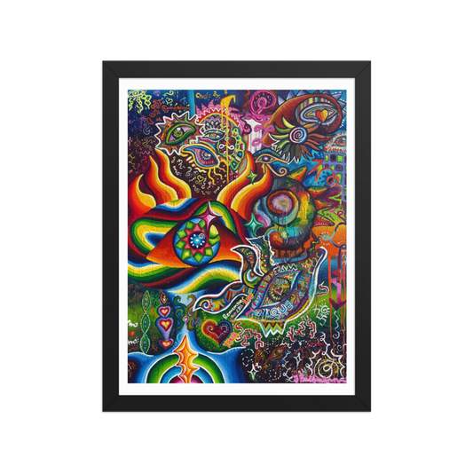 I Am Unique- 11x15 Spiritual Art Print for Visionary Spaces