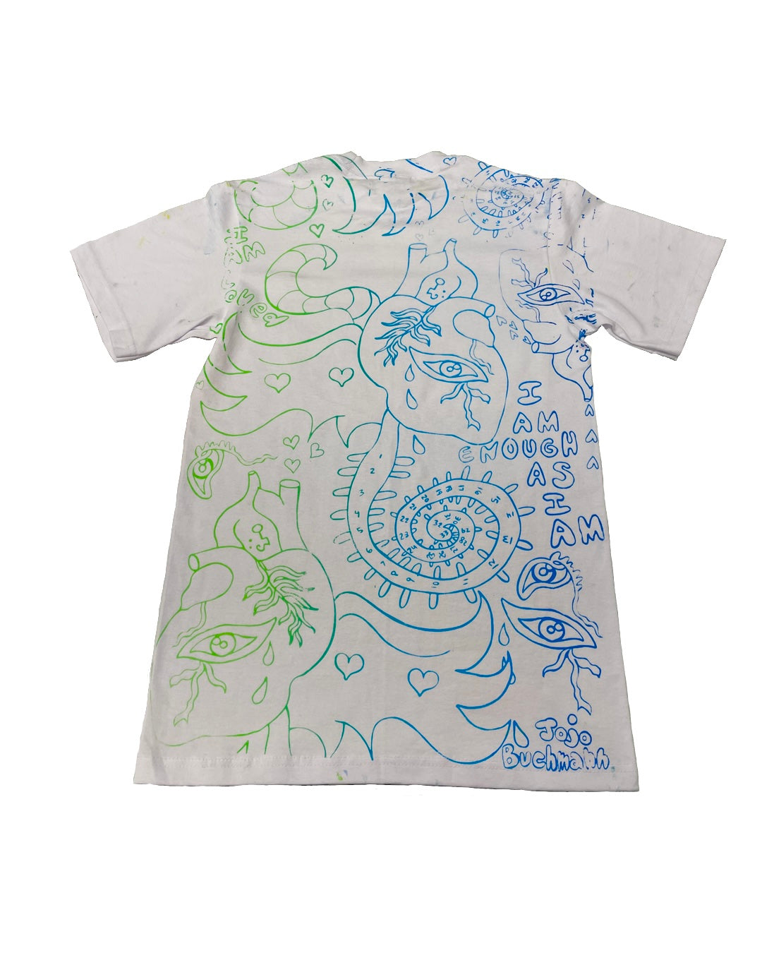 I AM ENOUGH AS I AM- screen print t shirt